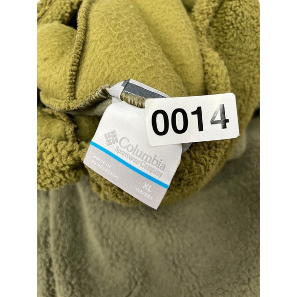 Columbia Hoodie Womens XL Fleece Snap Kangaroo Pocket Lightweight Jacket - Picture 8 of 8